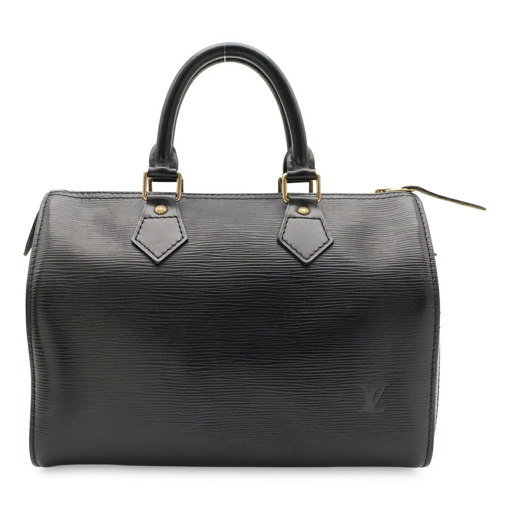 Louis Vuitton Epi Speedy Boston Bag Leather Noir Black